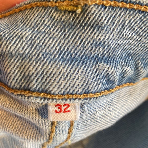 Levi’s Button Fly Straight Leg 5 Pocket Denim Size 32 - Picture 12 of 17